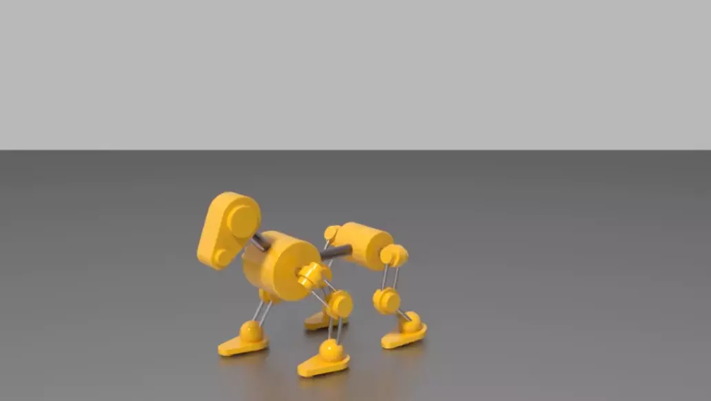 robot dog Free 3D model
