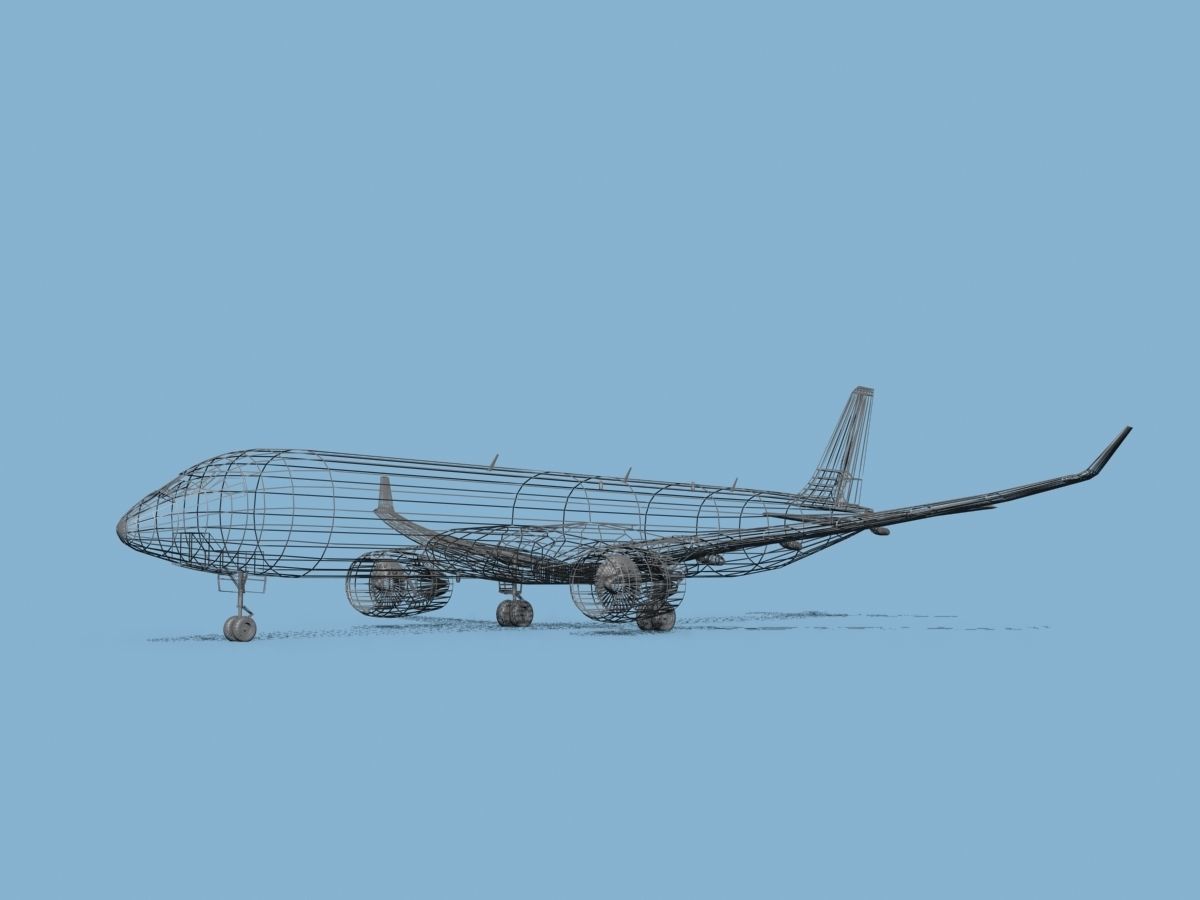 Airbus A220-300 Air Baltic 3D model_11