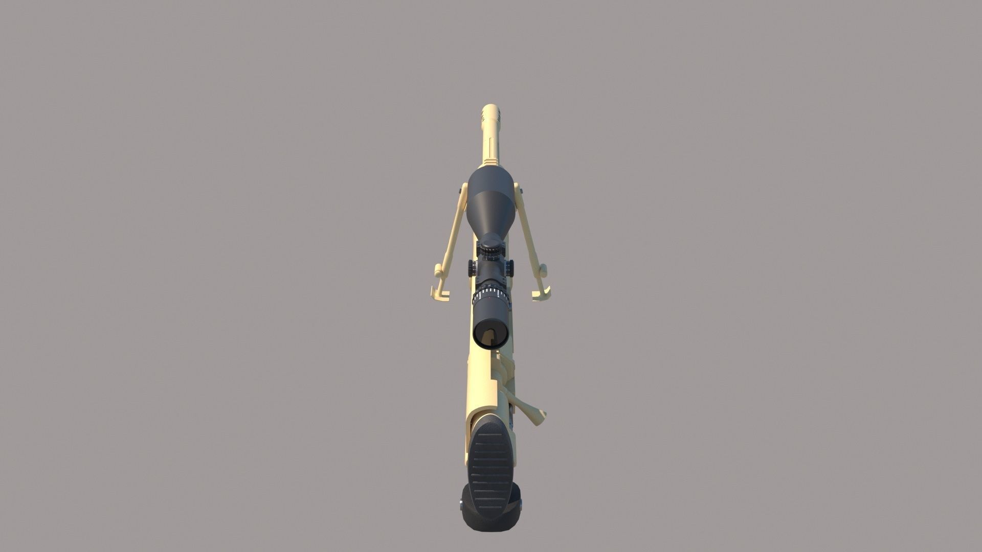 M200 Intervention Sniper Rifle 3D model_7