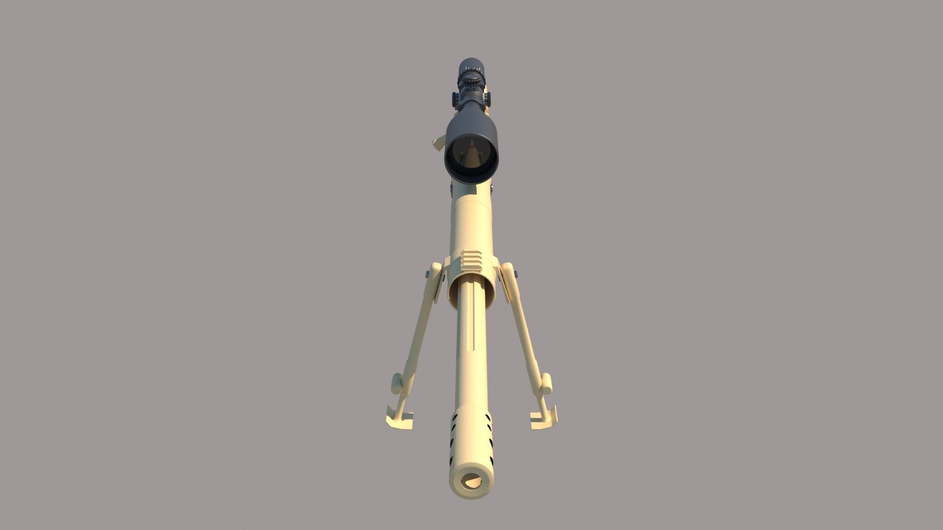 M200 Intervention Sniper Rifle 3D model_3