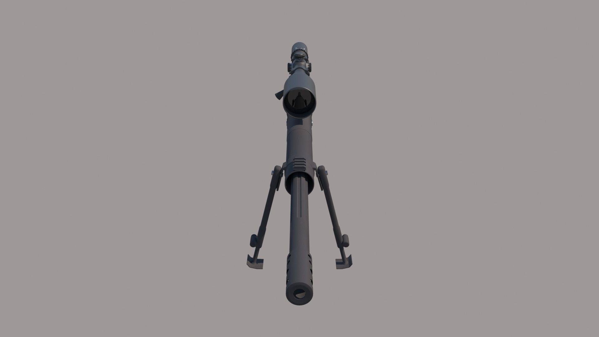M200 Intervention Sniper Rifle 3D model_11