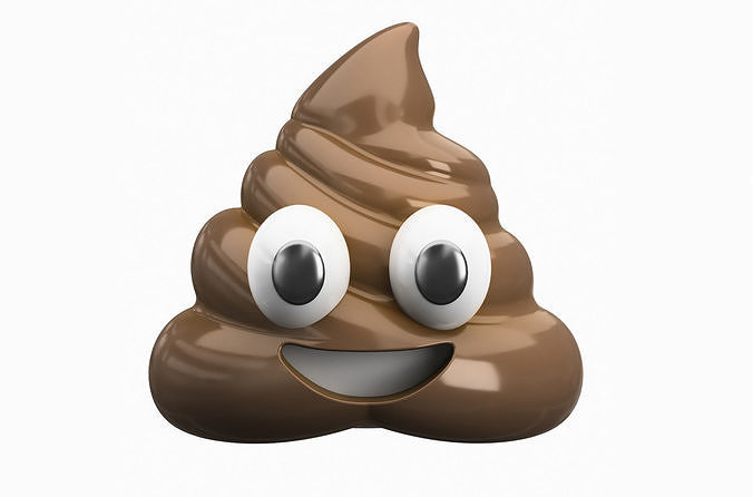 Emoji Pile of Poo 3D model