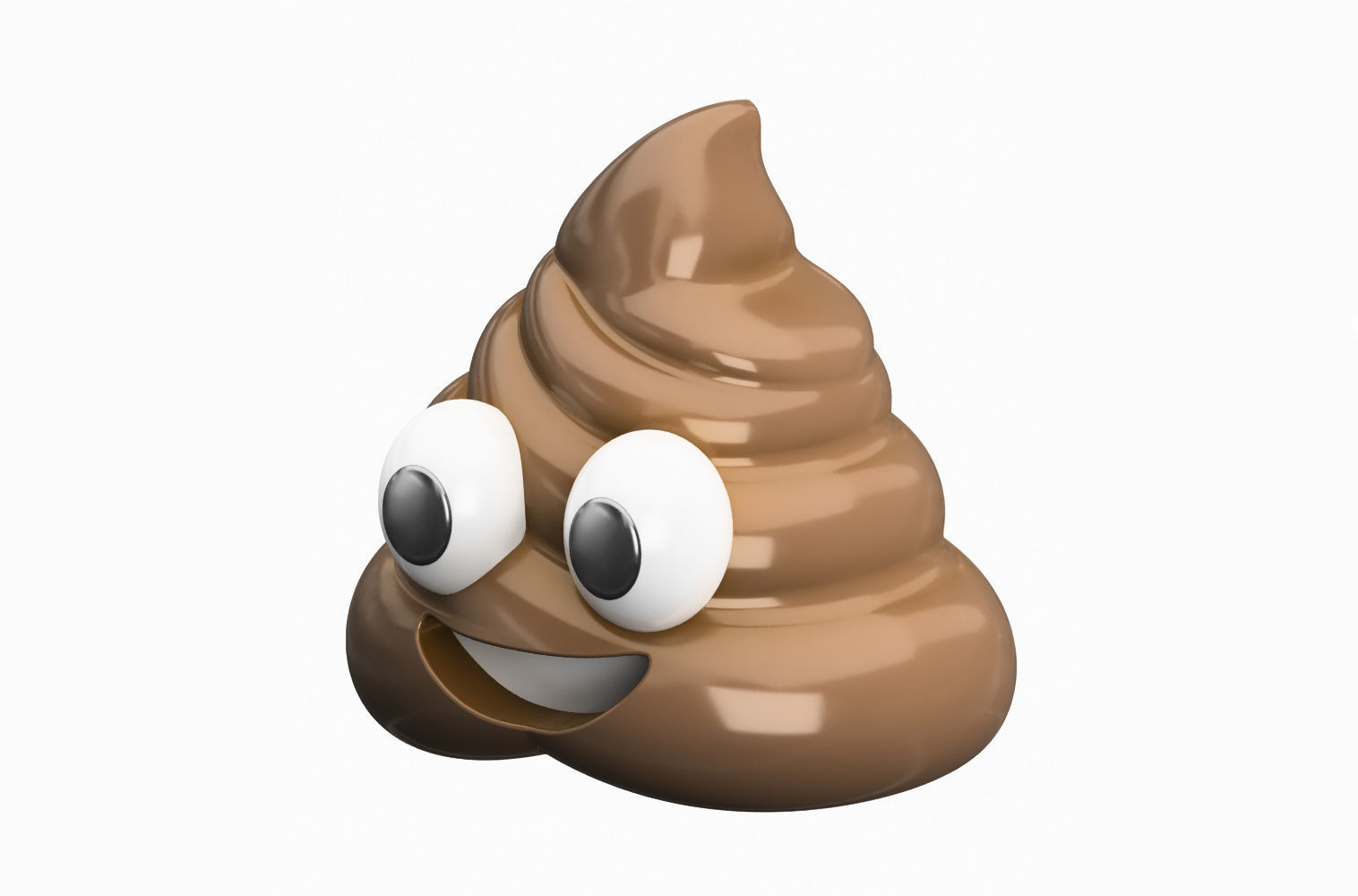 Emoji Pile of Poo 3D model_2