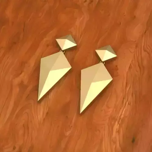 Polgonal Earring