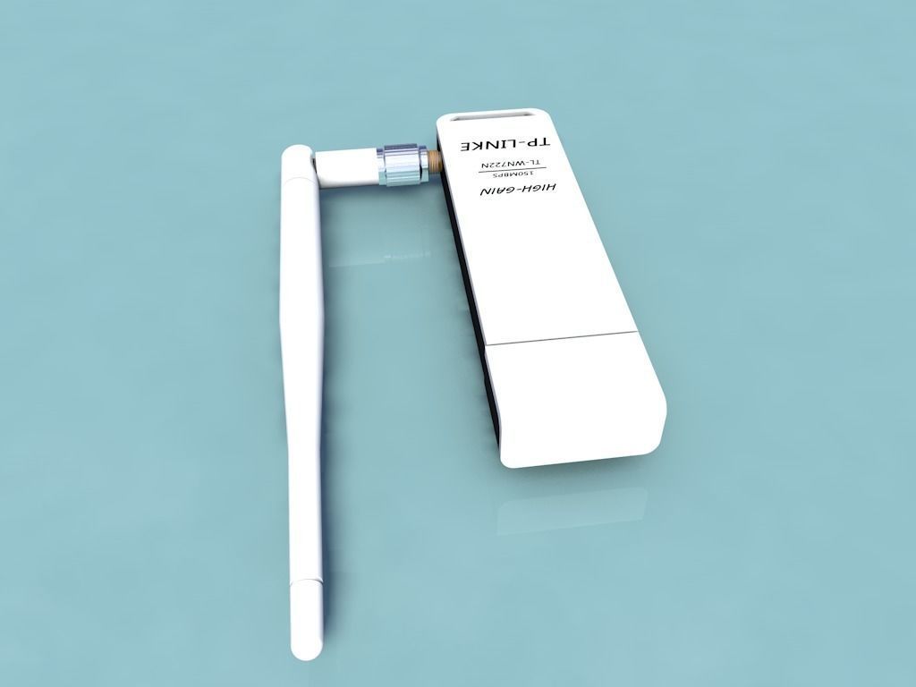 TP-LINK wireless device 3D model_5