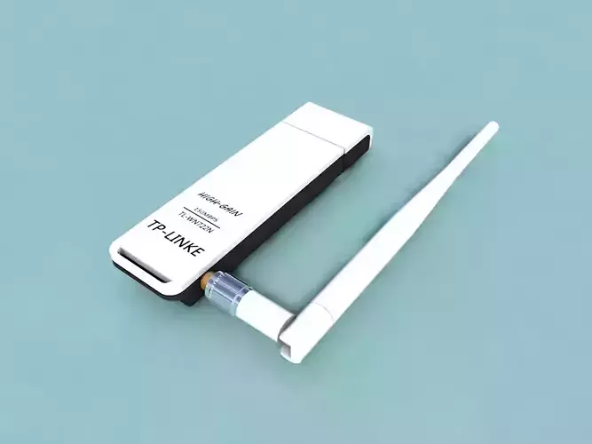TP-LINK wireless device 3D model