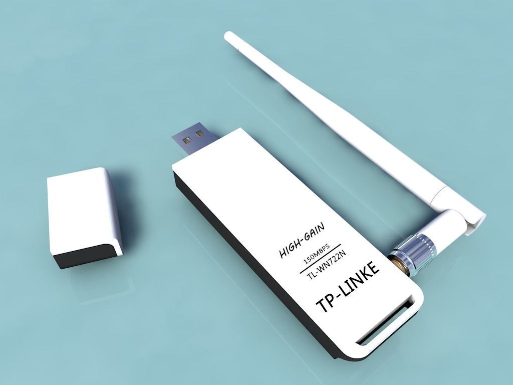 TP-LINK wireless device 3D model_3