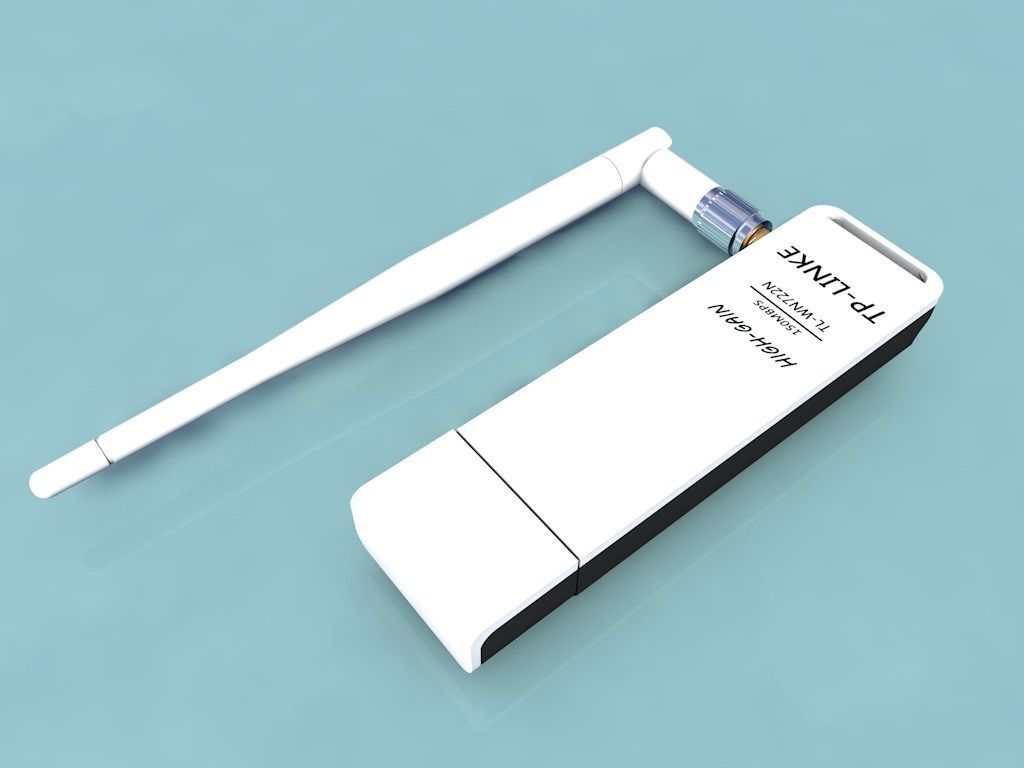 TP-LINK wireless device 3D model_2