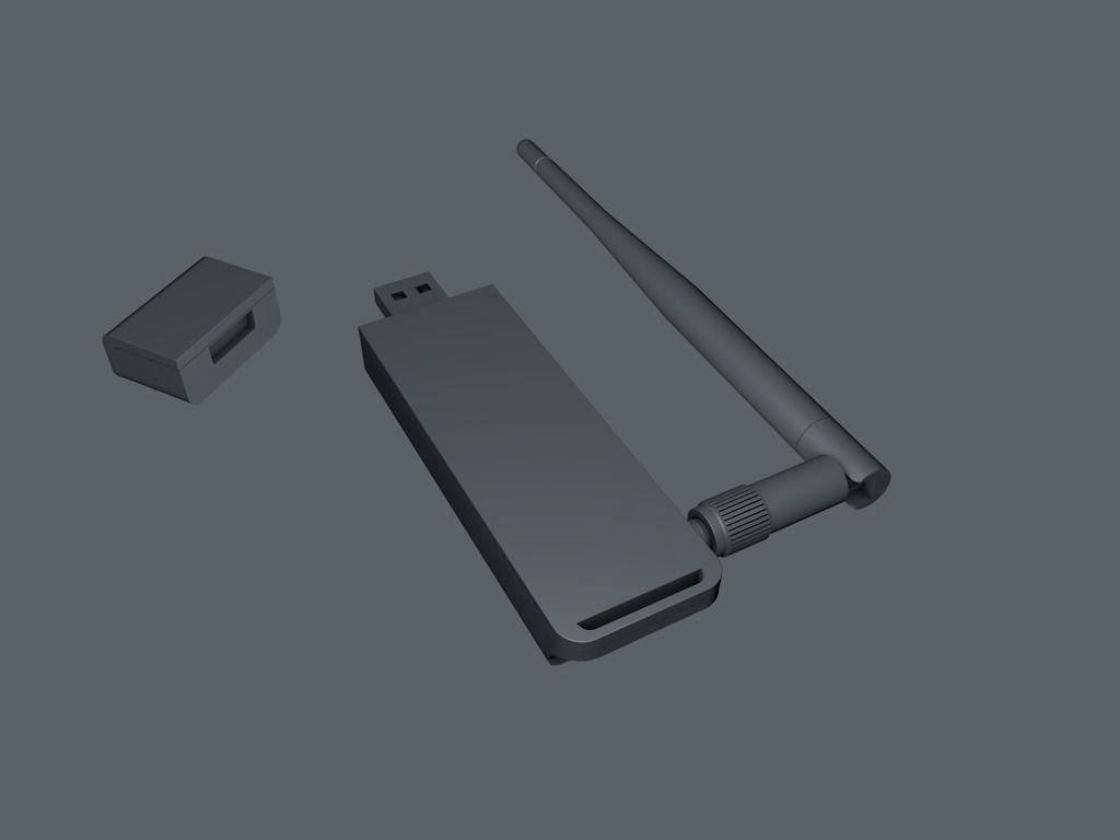 TP-LINK wireless device 3D model_8