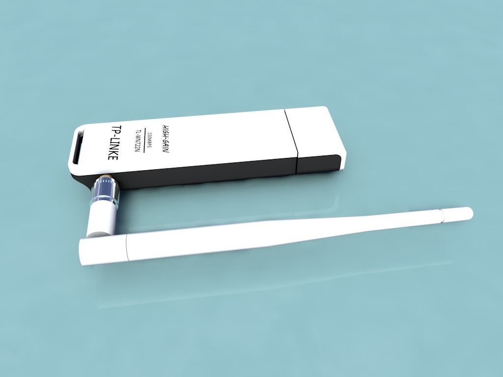 TP-LINK wireless device 3D model_4