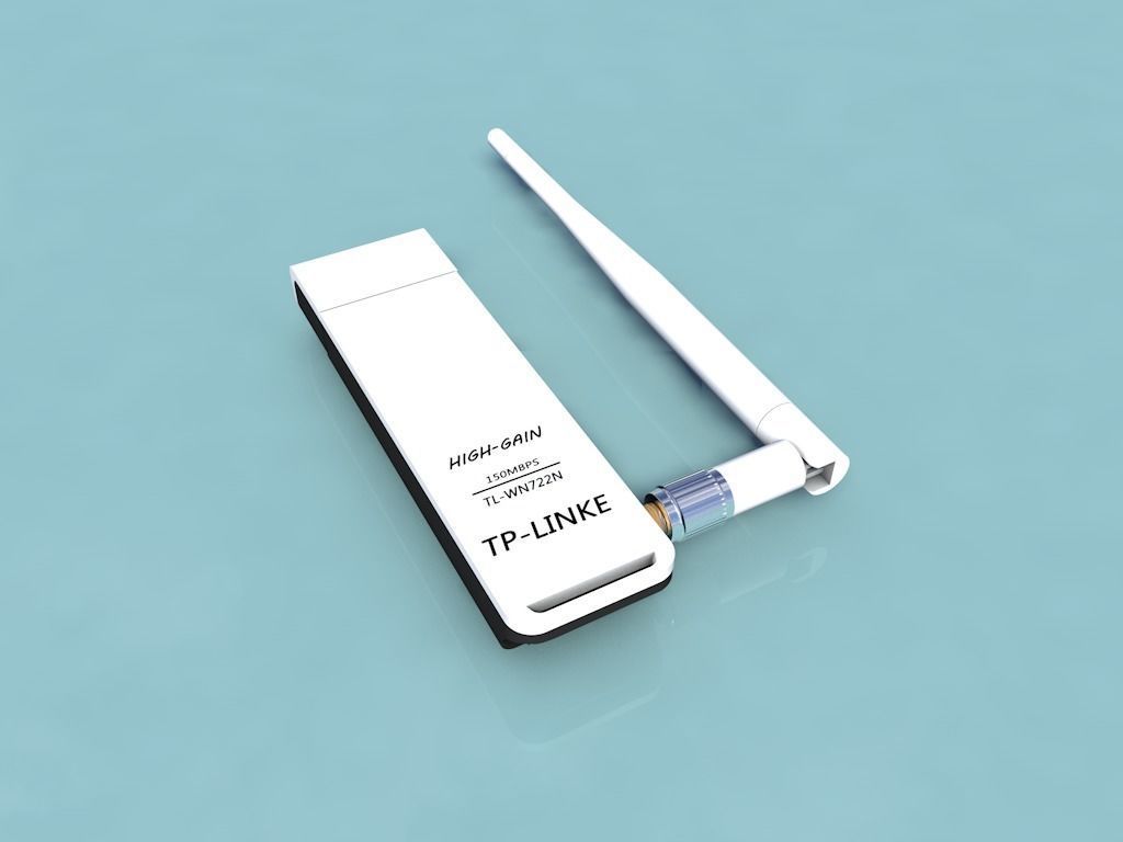 TP-LINK wireless device 3D model_1