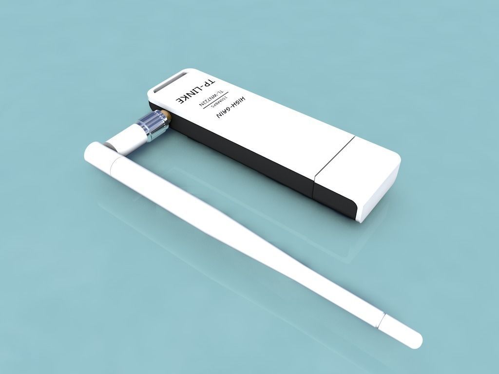 TP-LINK wireless device 3D model_6