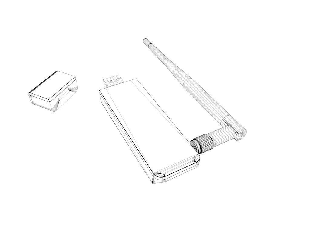 TP-LINK wireless device 3D model_9