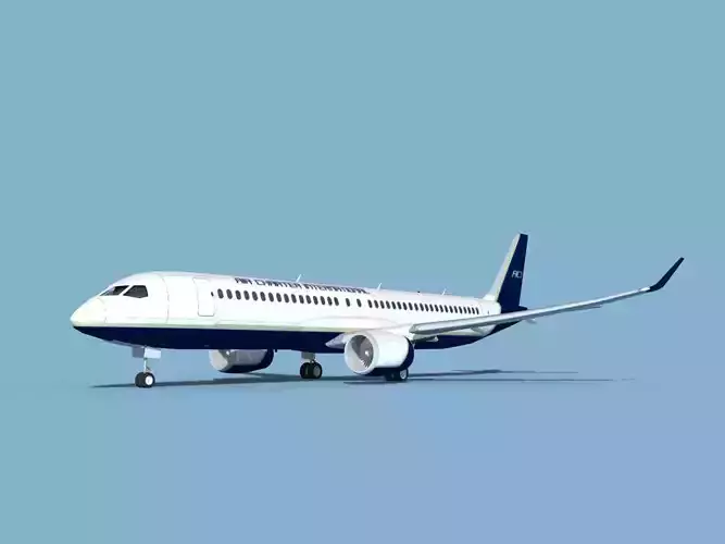 Airbus A220-300 Air Charter Intl 3D model