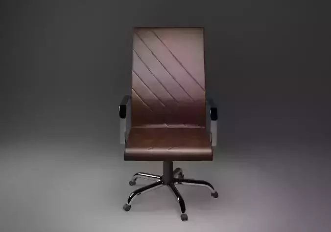 Office Chair work Low-poly 3D model