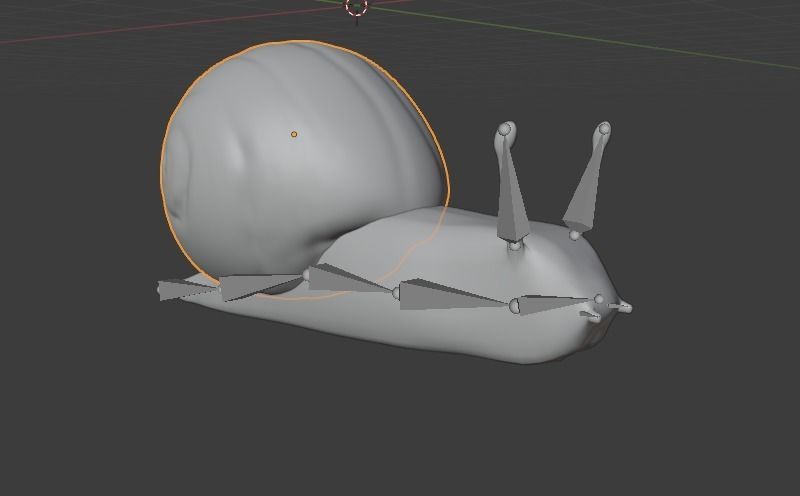 A Snail 3D model_2
