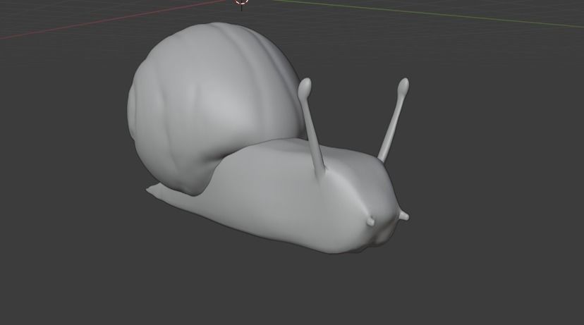 A Snail 3D model_3