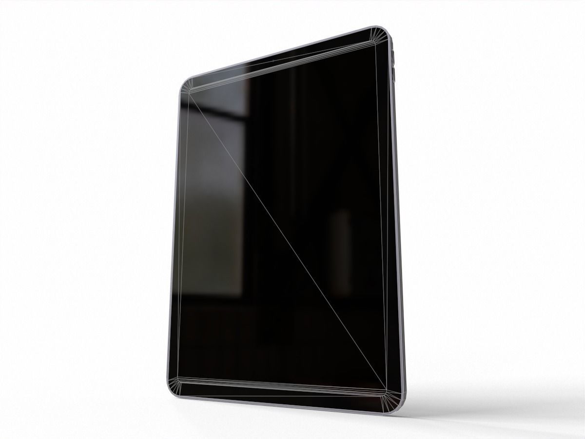2020 apple Ipad pro Low-poly 3D model_8