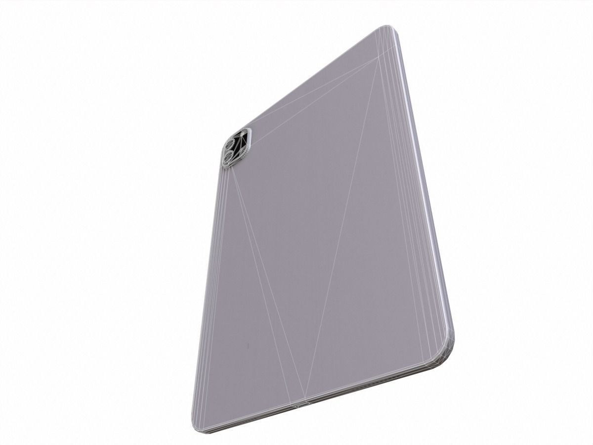 2020 apple Ipad pro Low-poly 3D model_9