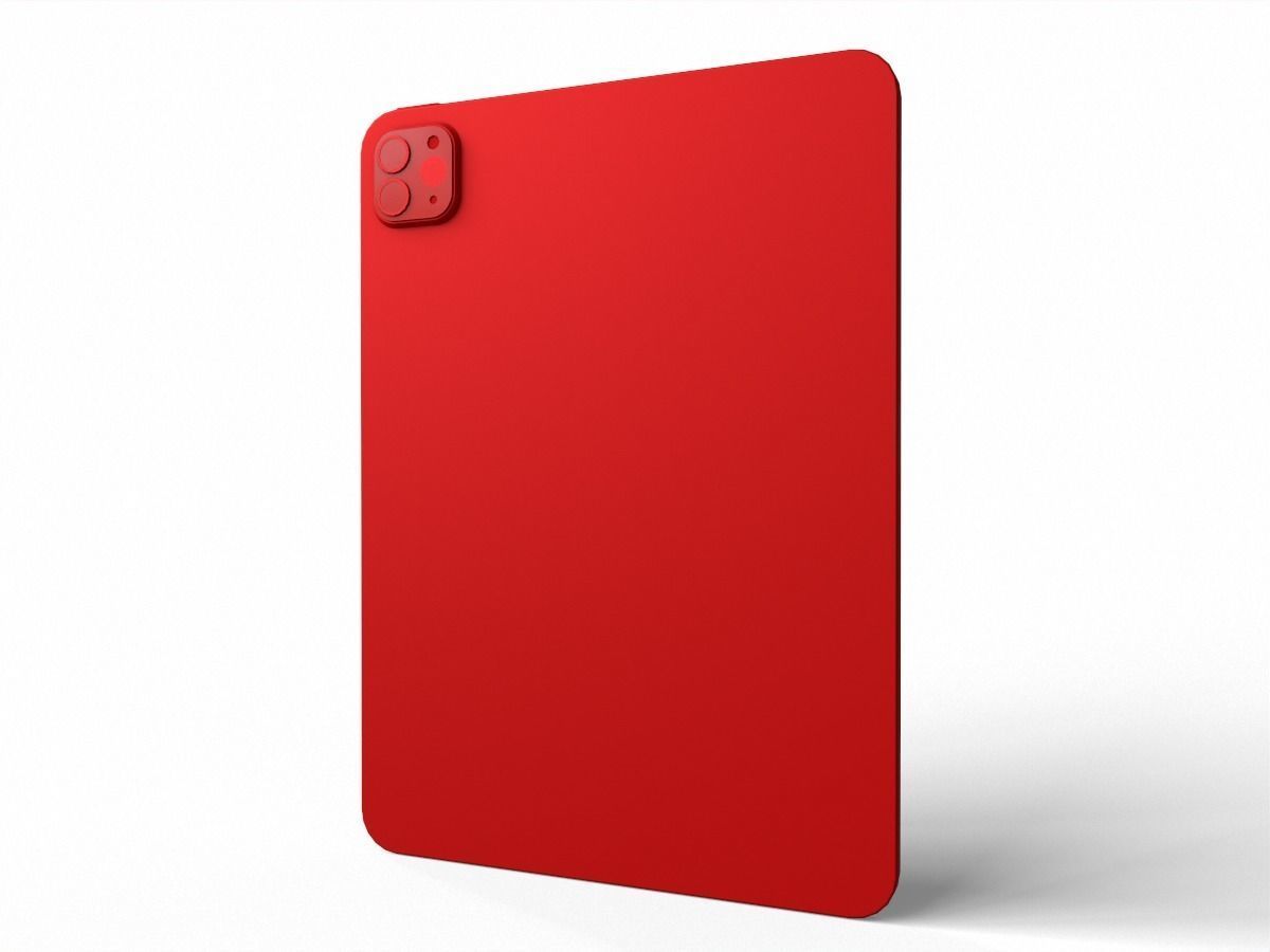 2020 apple Ipad pro Low-poly 3D model_11