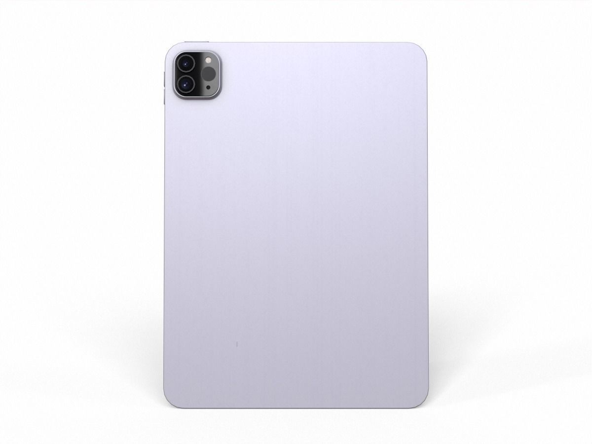 2020 apple Ipad pro Low-poly 3D model_4