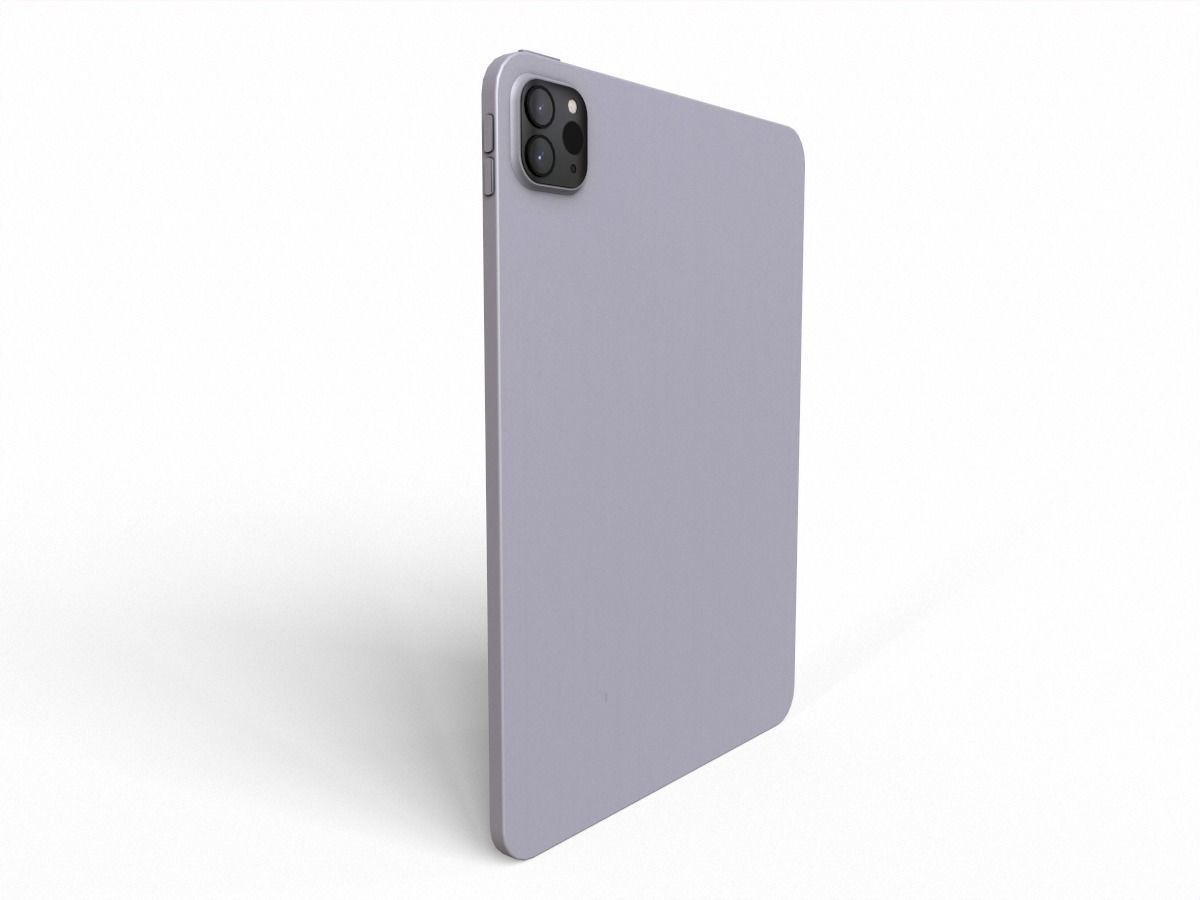 2020 apple Ipad pro Low-poly 3D model_5