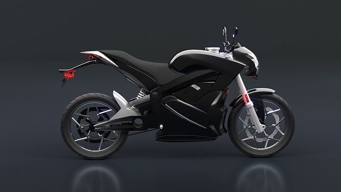 Motorcycle futuristic electric 3D model