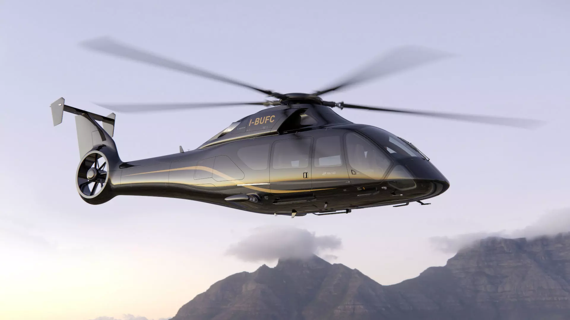 Helicopter KA-162 3D model_0