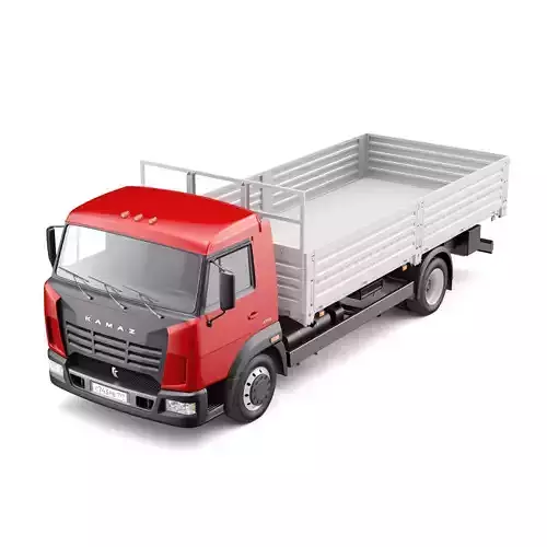 Truck KAMAZ 4308 3D model