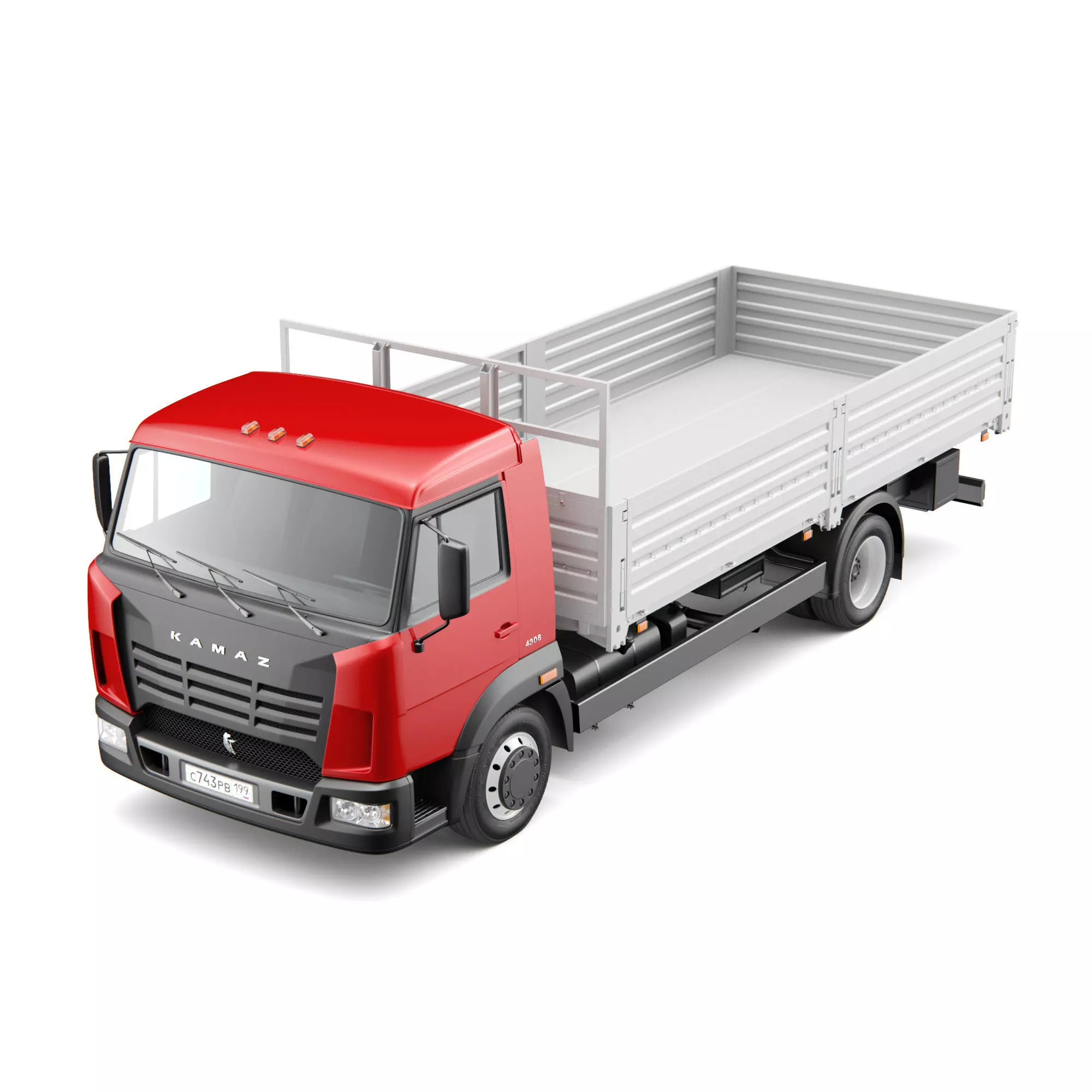 Truck KAMAZ 4308 3D model