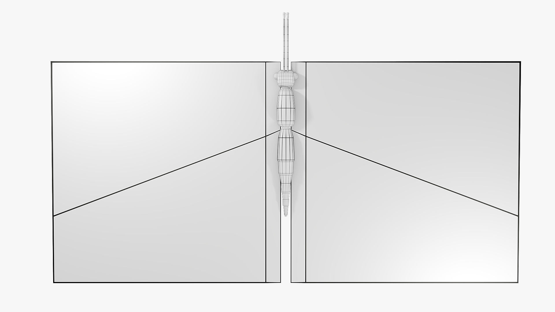 Low-Poly Butterfly - Fully Rigged For Blender Free low-poly 3D model_10