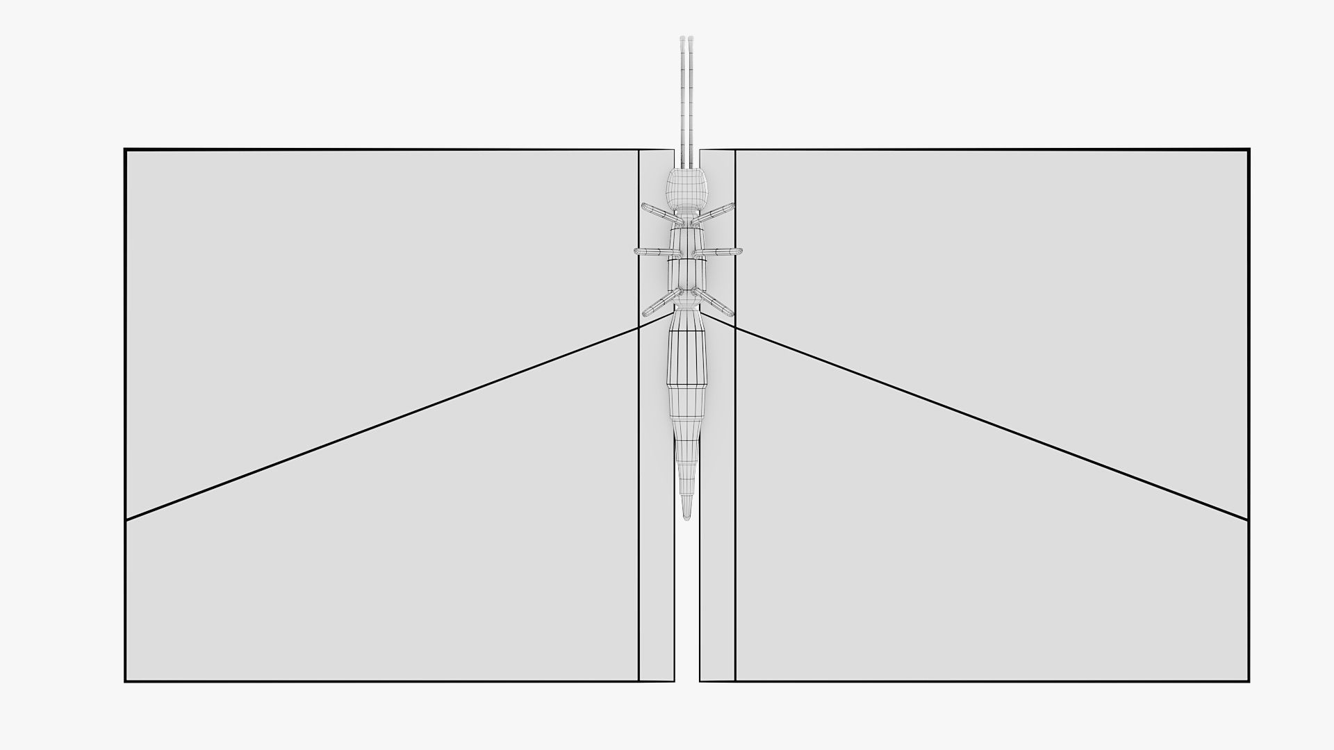 Low-Poly Butterfly - Fully Rigged For Blender Free low-poly 3D model_11