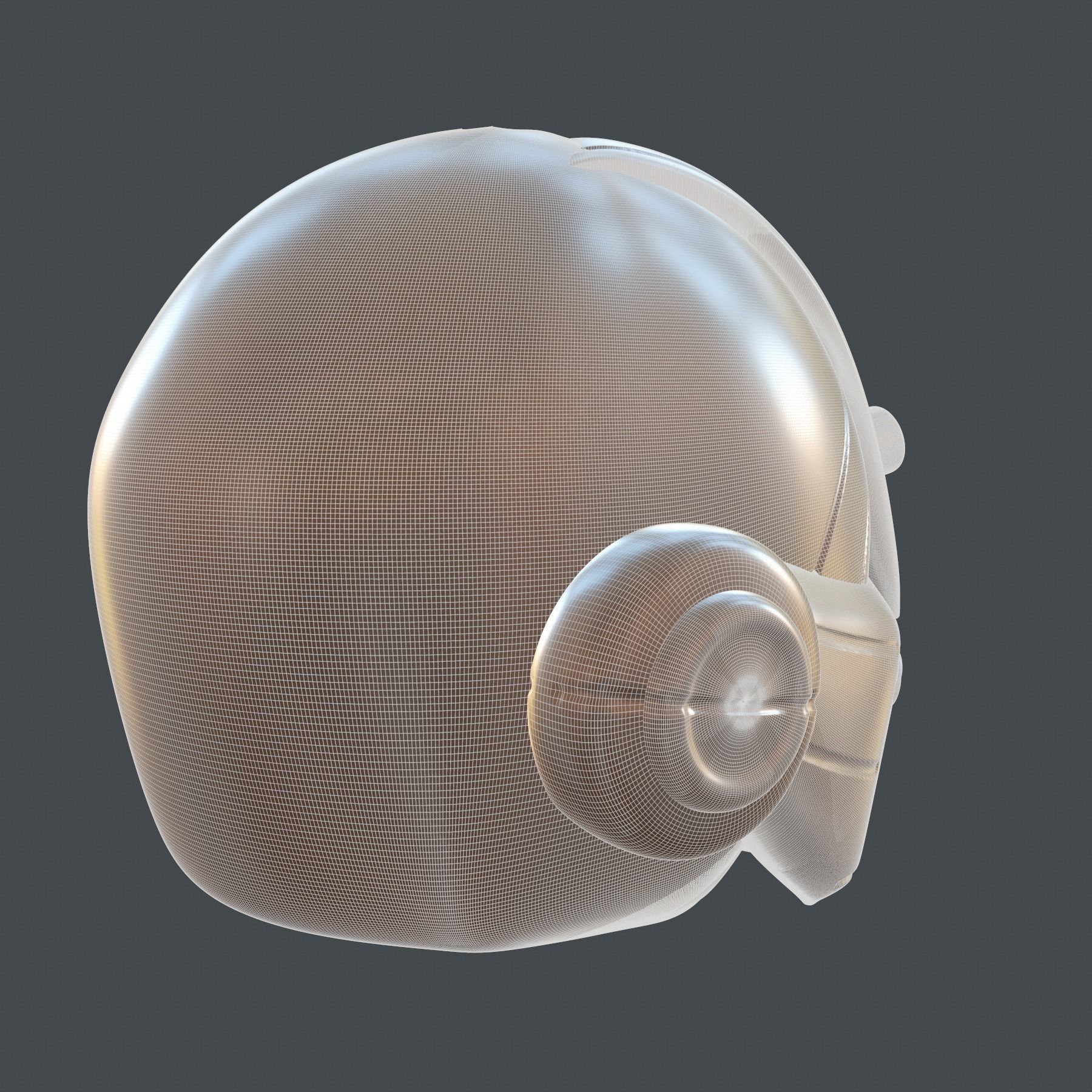 helmet high poly sculpt 3d printable ver 7 3D model 3D model_7