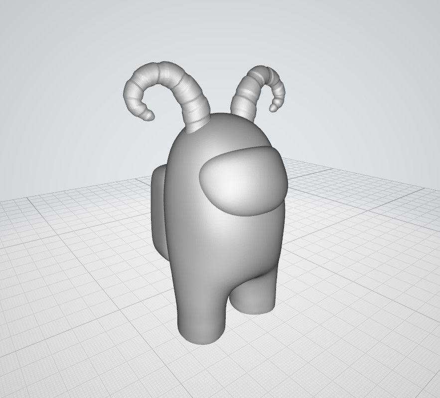 AMONG US EVIL 3D print model_1