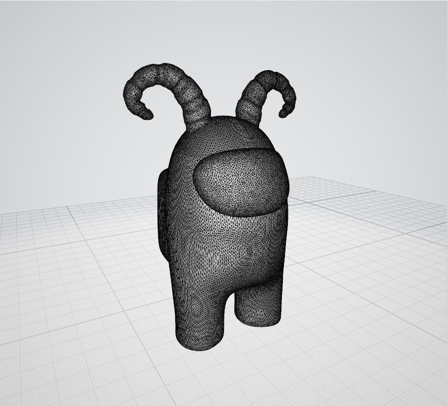 AMONG US EVIL 3D print model_2