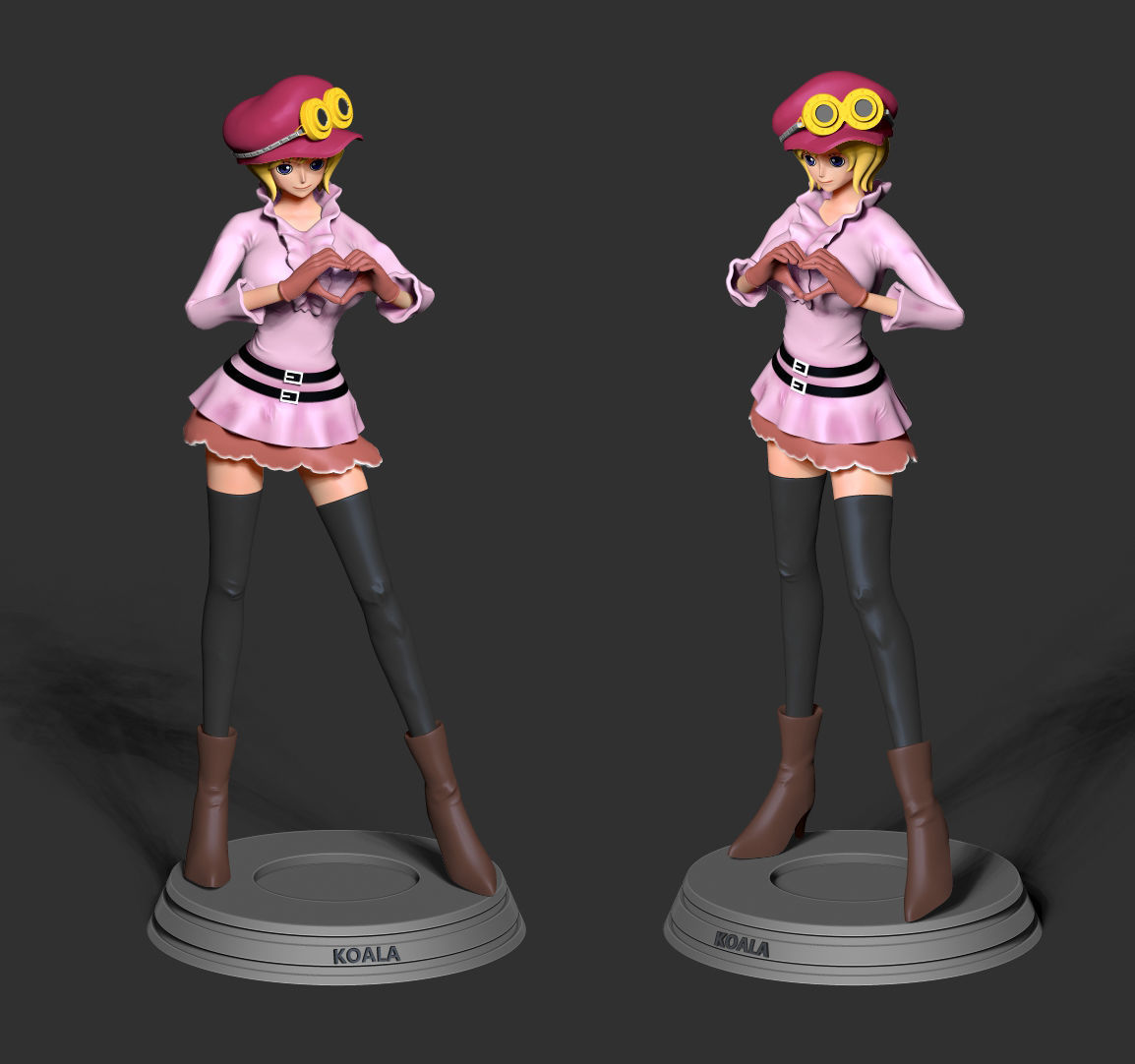 Koala - One Piece Fanart 3D print model_7