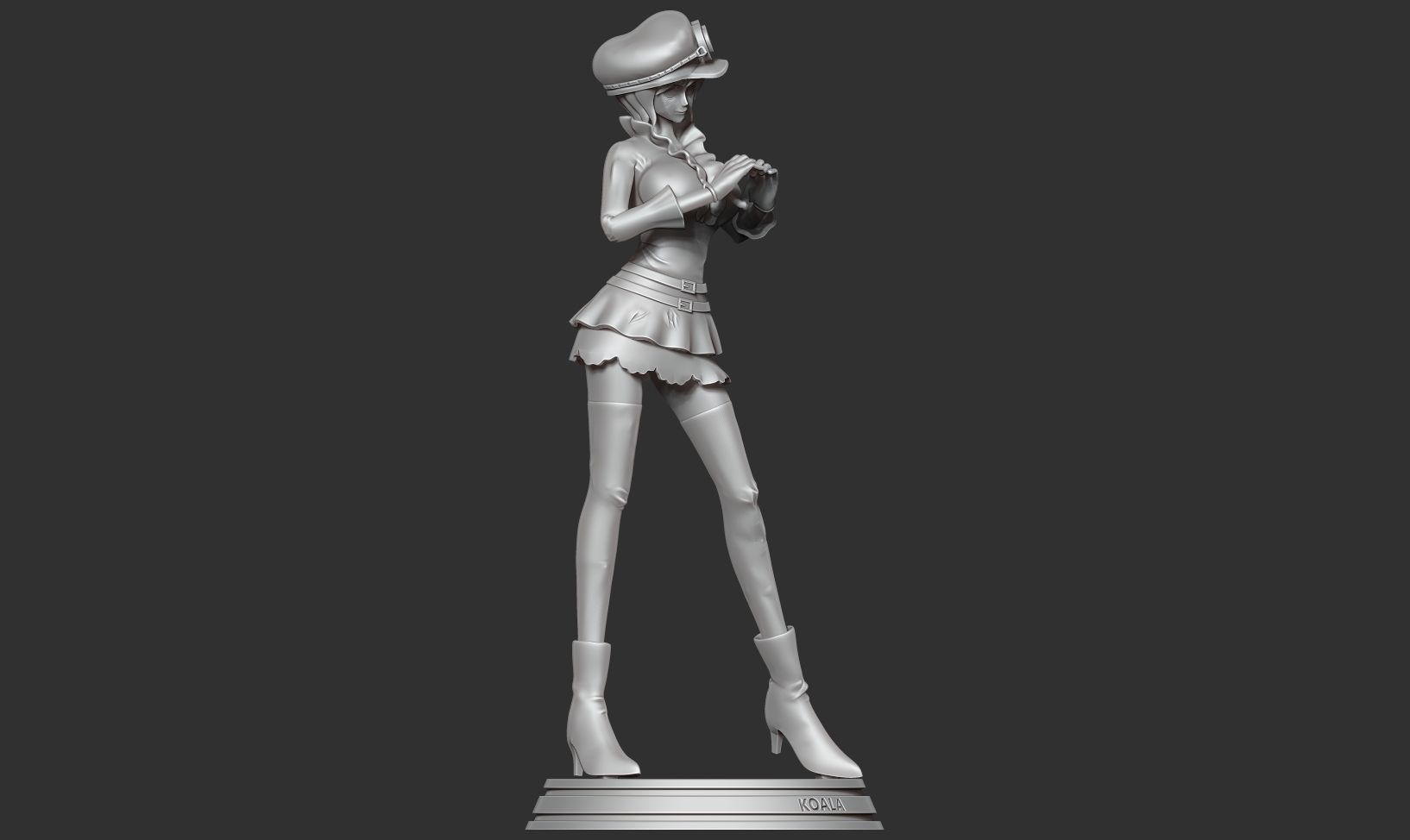 Koala - One Piece Fanart 3D print model_15