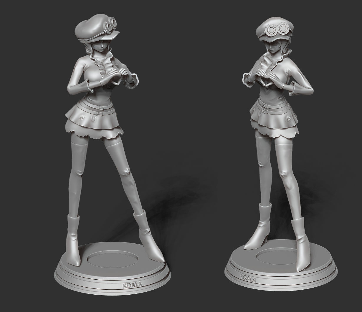 Koala - One Piece Fanart 3D print model_8