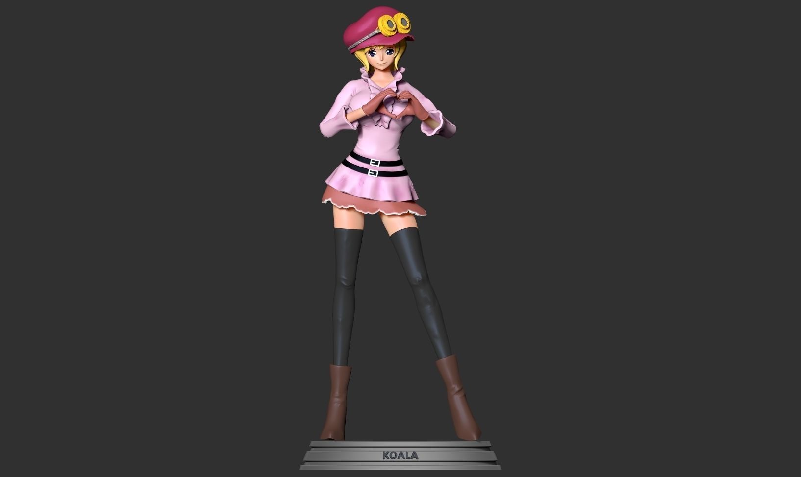 Koala - One Piece Fanart 3D print model_12