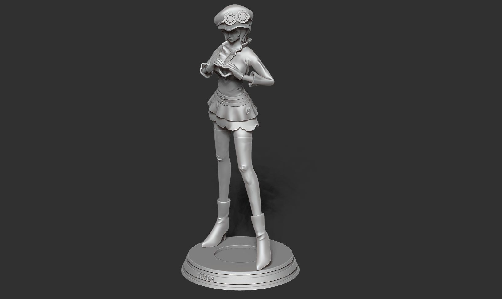 Koala - One Piece Fanart 3D print model_19