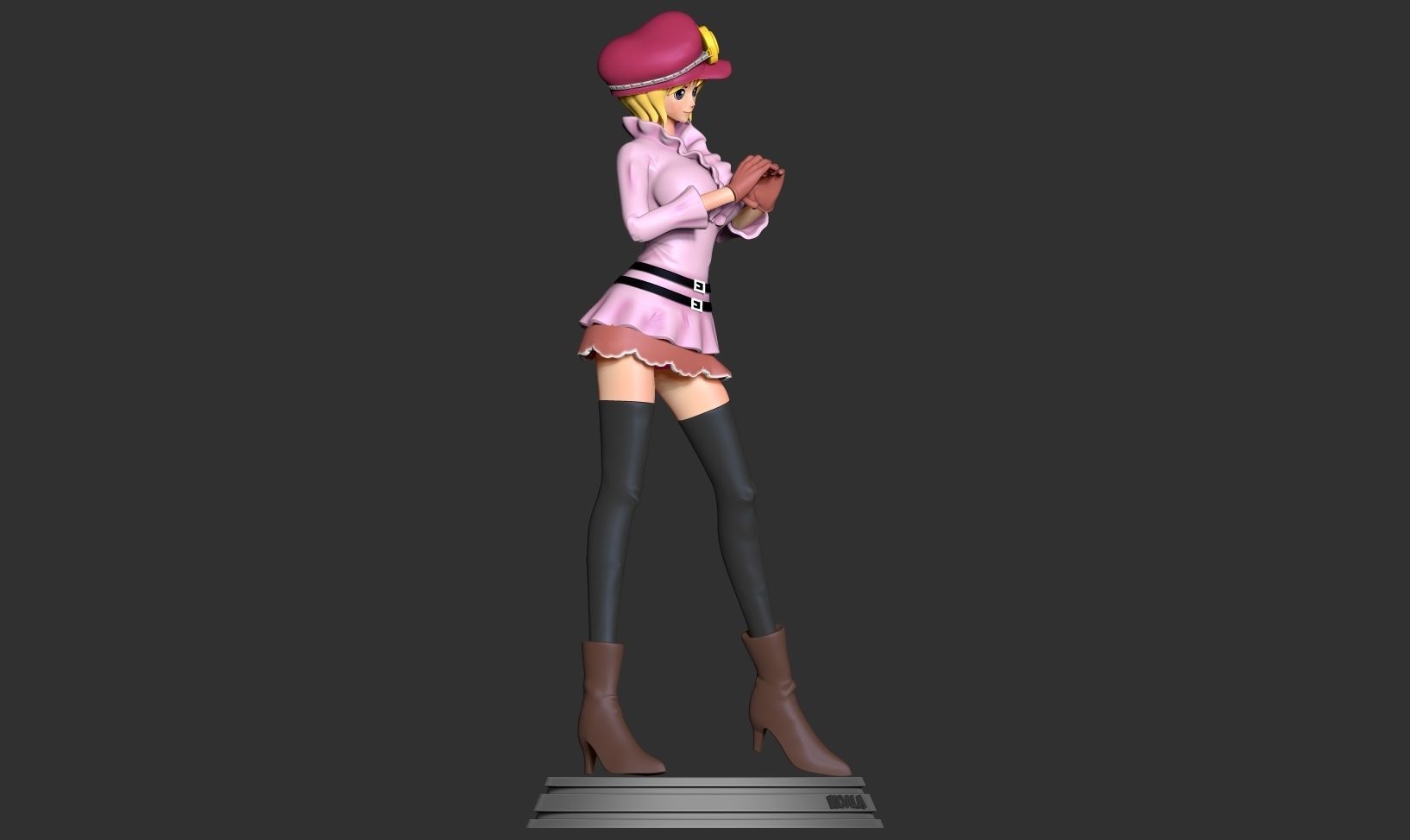 Koala - One Piece Fanart 3D print model_16