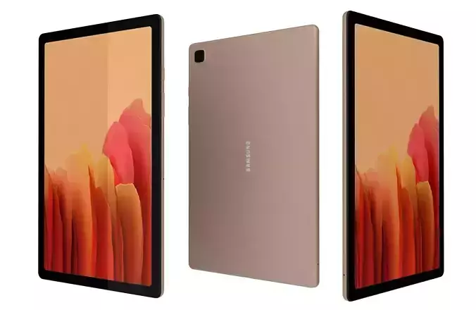 Samsung Galaxy Tab A7 10 4 2020 Gold 3D model