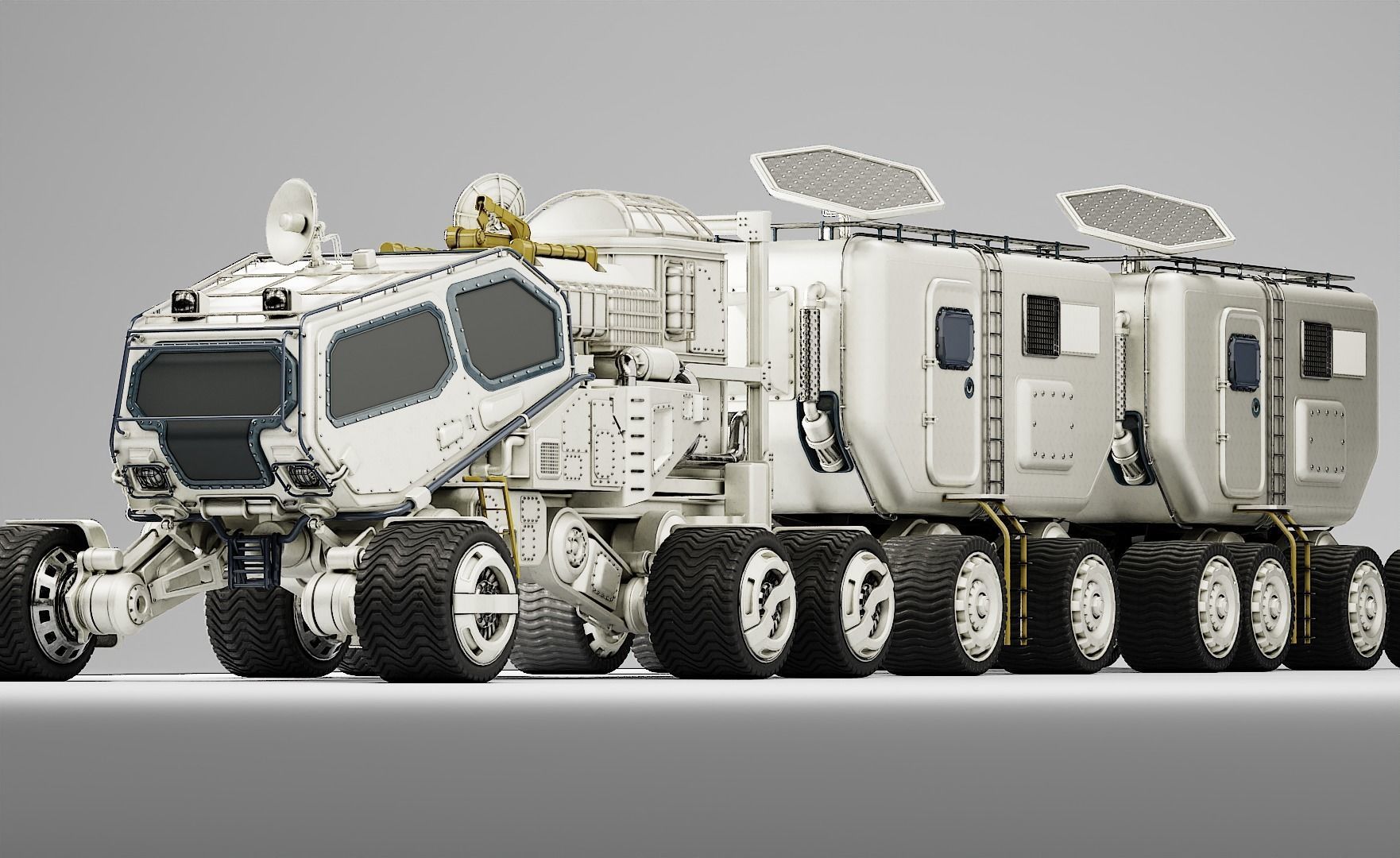 Mars Transport Rover 3D model_23