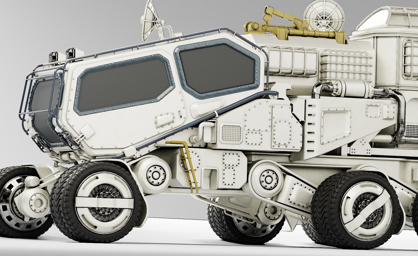 Mars Transport Rover 3D model_5
