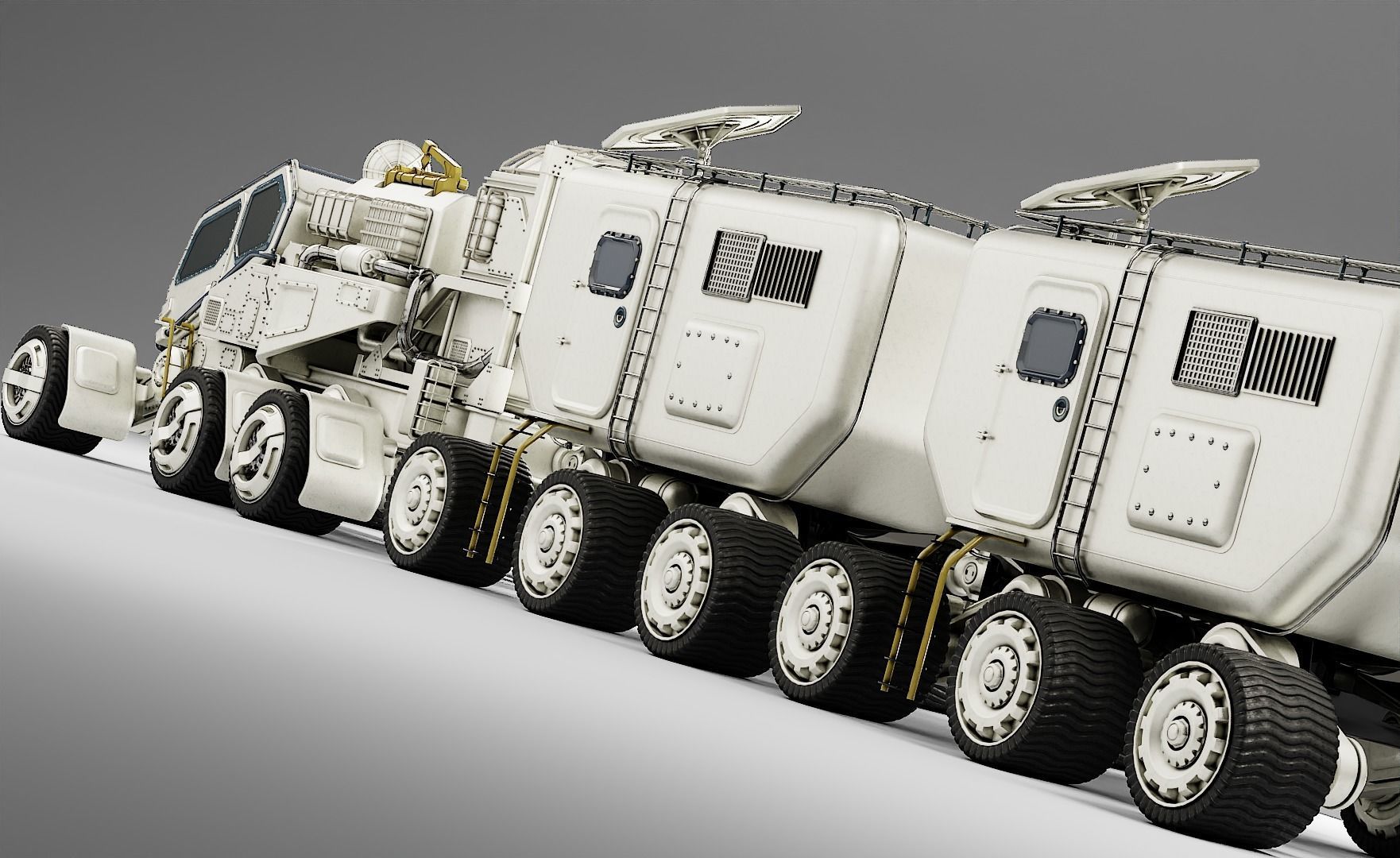 Mars Transport Rover 3D model_12