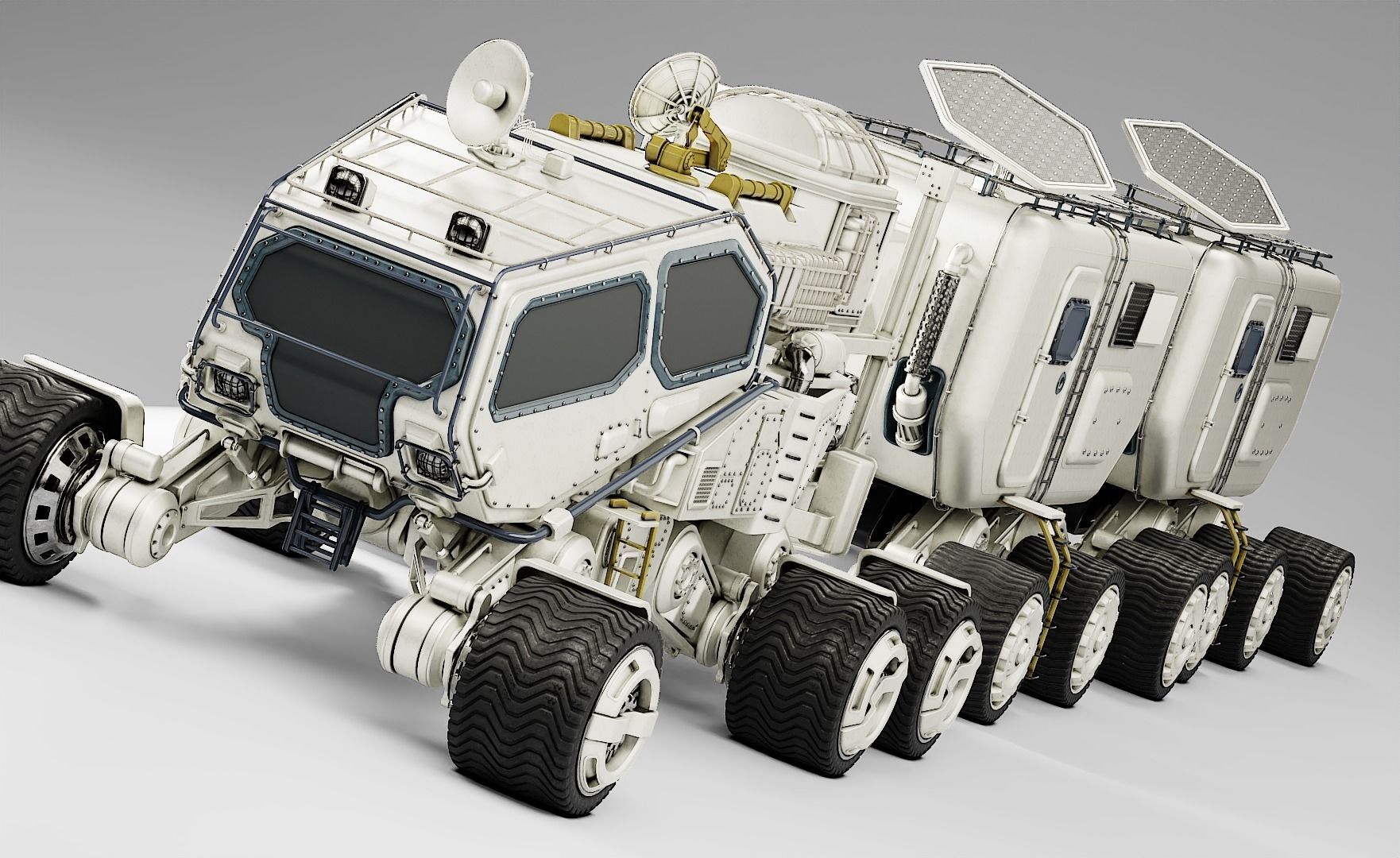 Mars Transport Rover 3D model_6