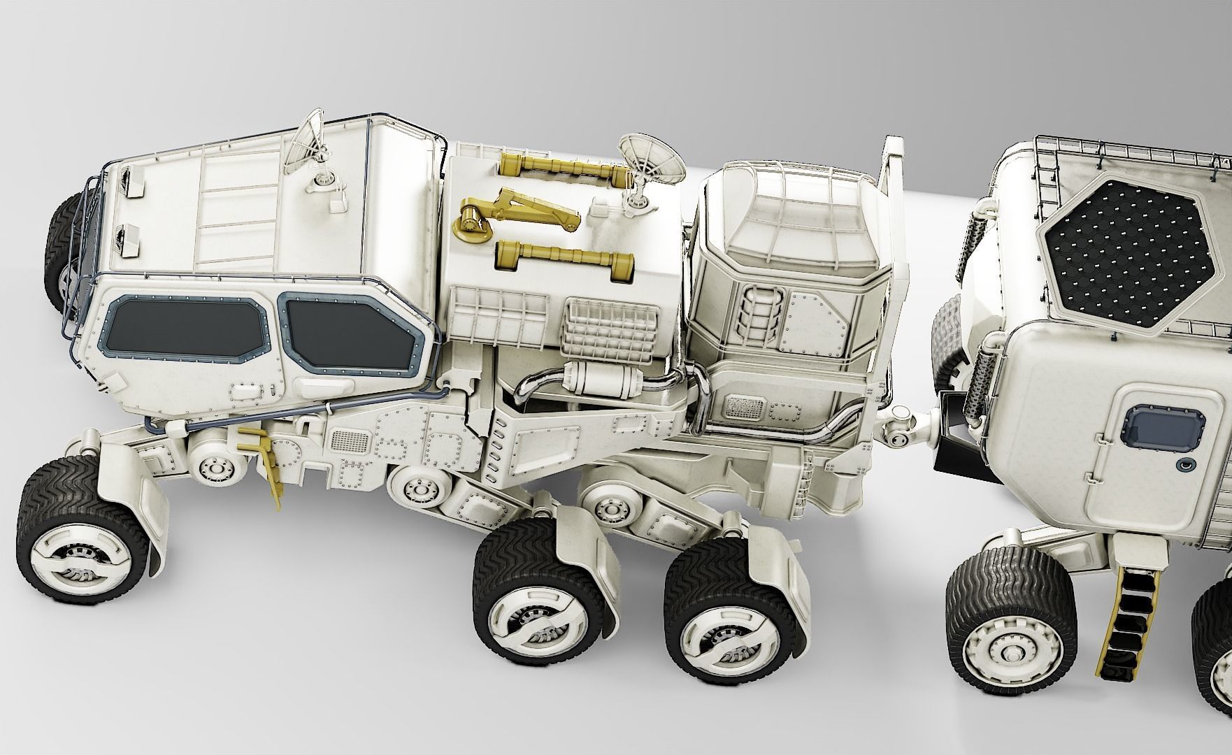 Mars Transport Rover 3D model_18