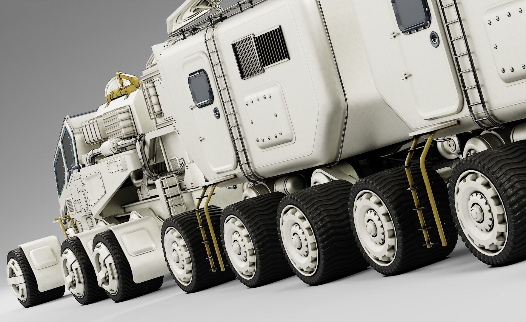 Mars Transport Rover 3D model_16