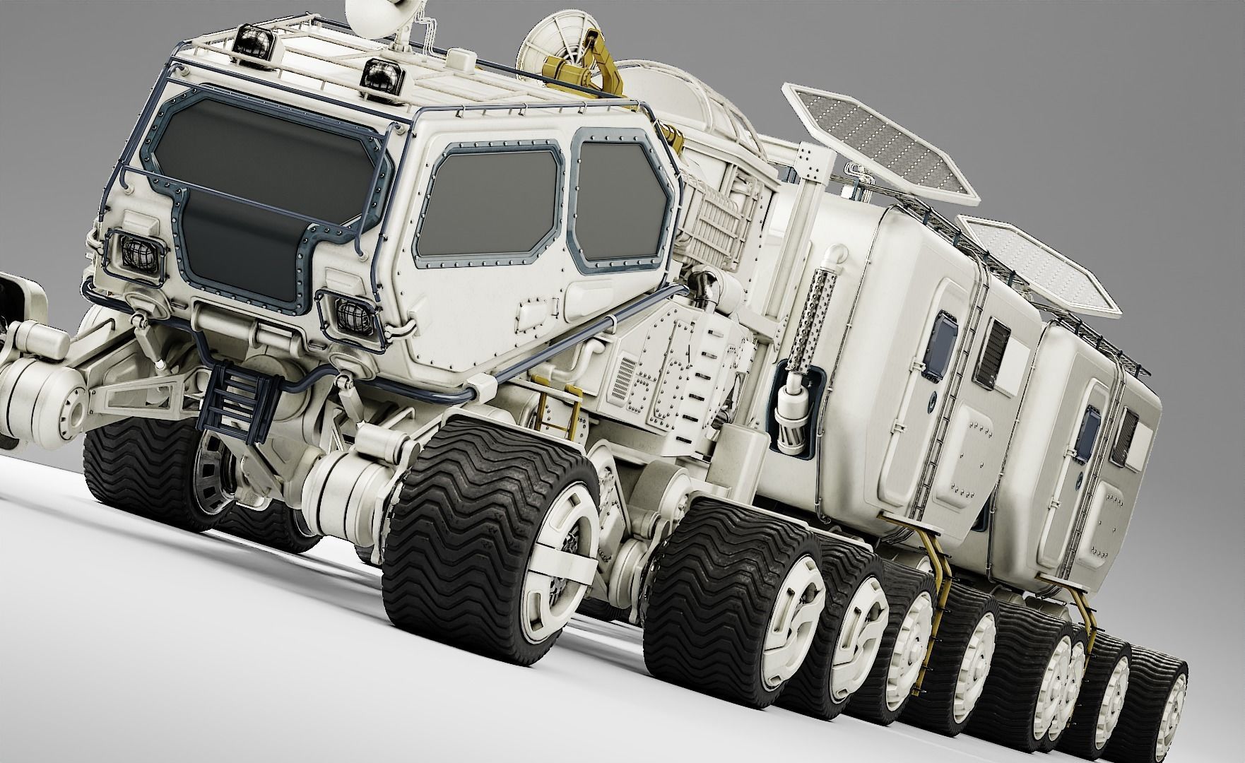 Mars Transport Rover 3D model_8