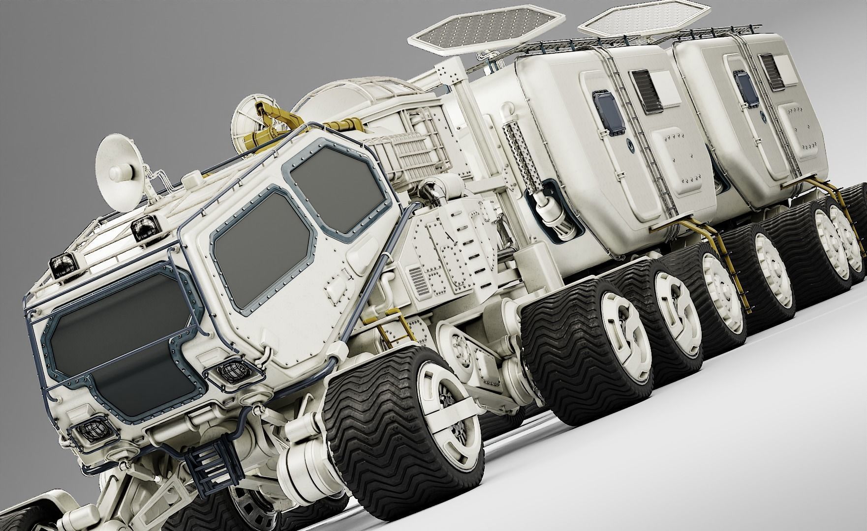 Mars Transport Rover 3D model_14